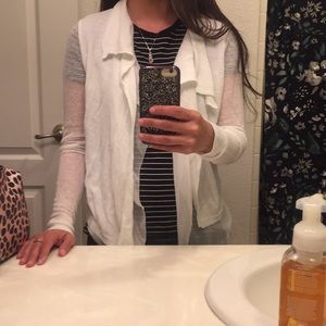 Vera Wang sheer cardigan